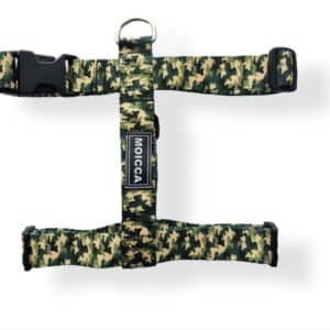Arnés "H" Camuflado Verde